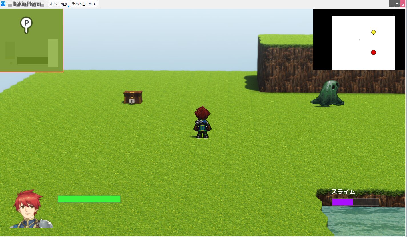 Making an Action Game with Bakin: Displaying a Minimap and Simple Map On-Screen