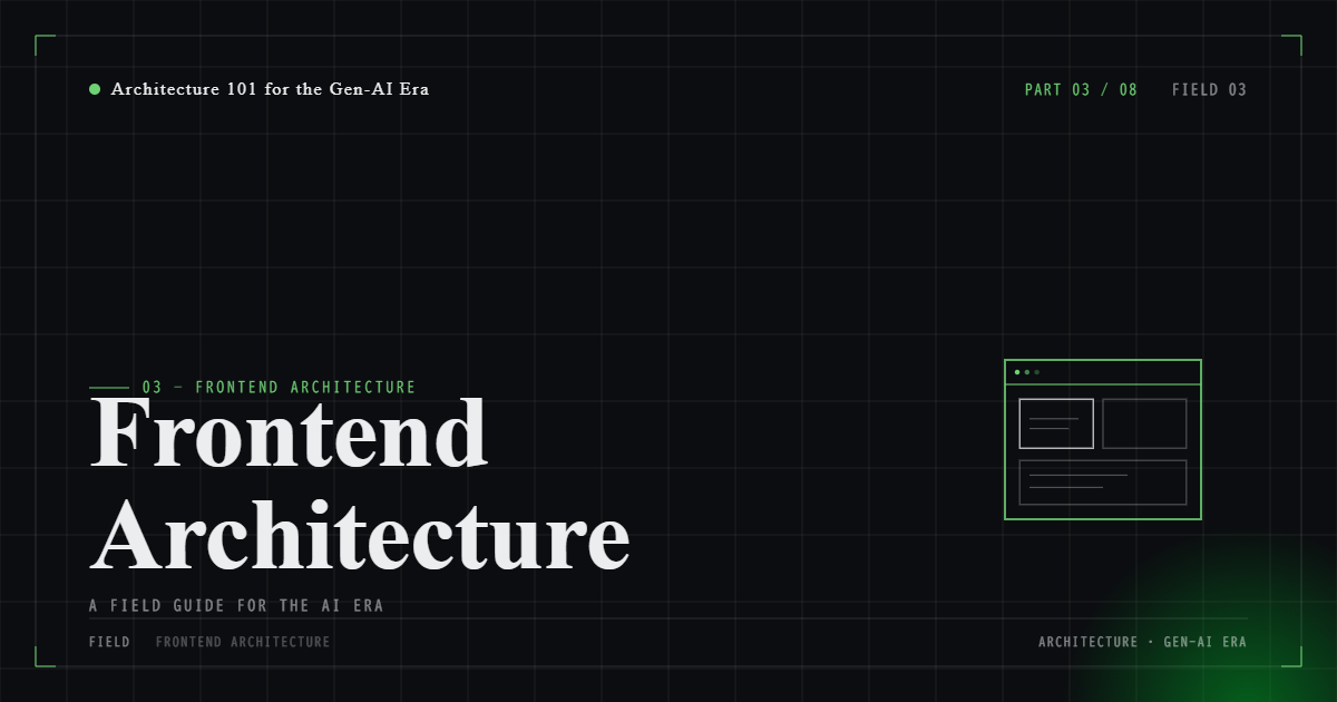 [Frontend Architecture] Auth - F12-Premised Browser Security Architecture