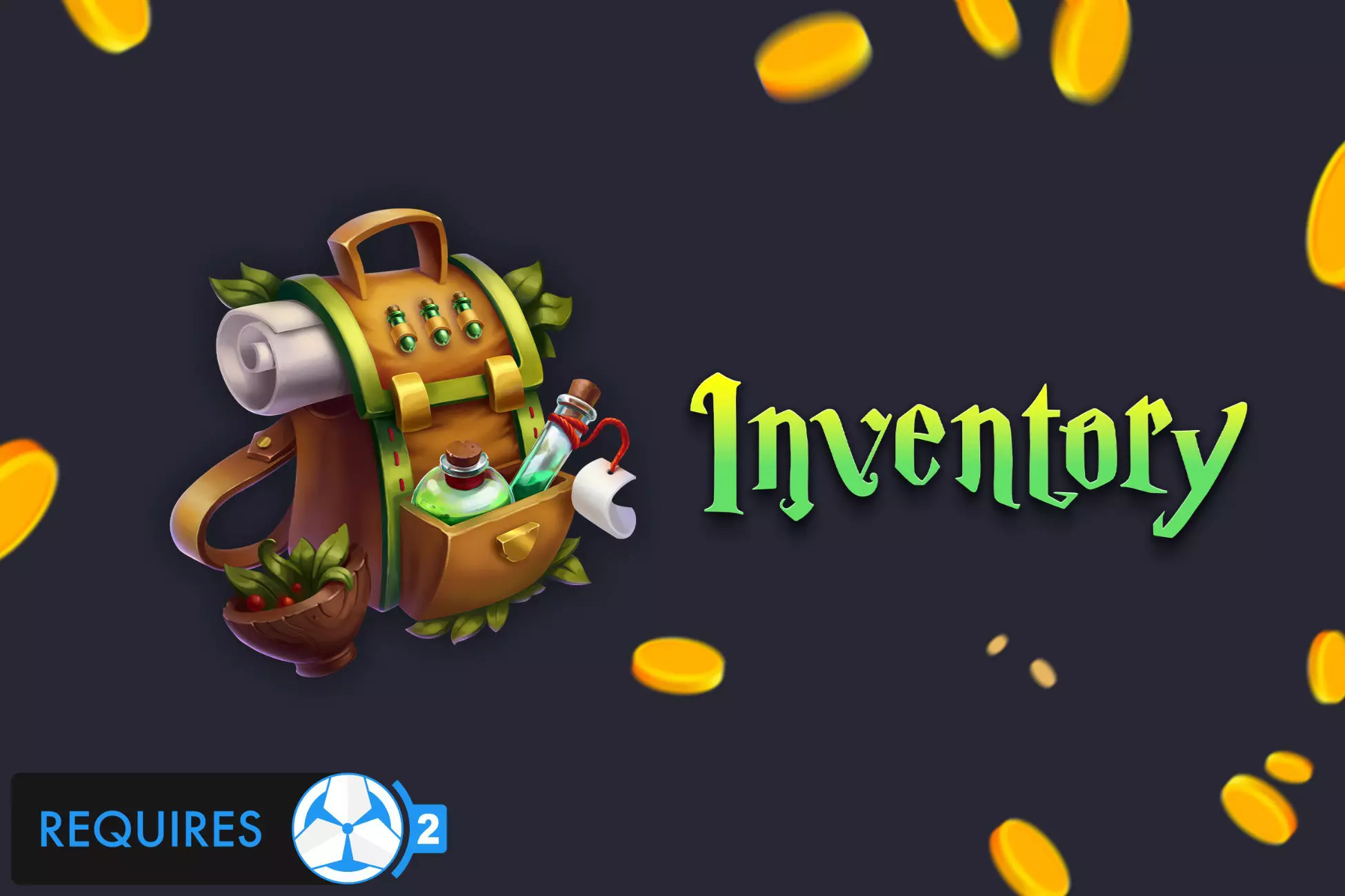 [Unity] Game Creator 2 Inventory — Items, Equipment, Crafting & Shops