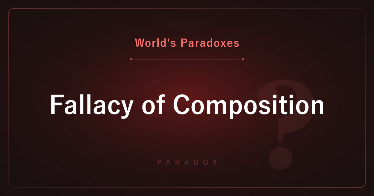 The Fallacy of Composition — What's Rational for One Can Be Irrational for All