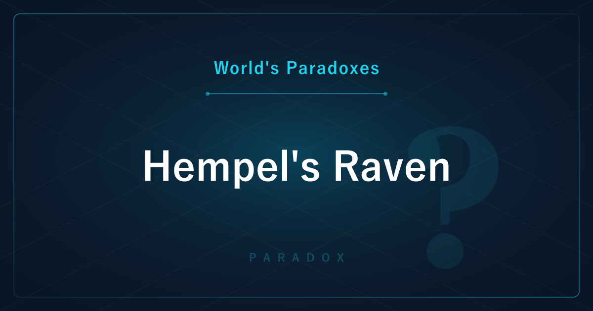 Hempel's Raven Paradox — Does a Red Apple Prove All Ravens Are Black?