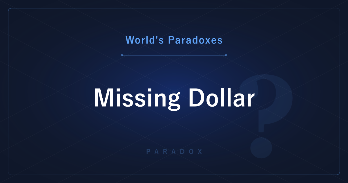The Missing Dollar — How Do 30 Dollars Become 29?