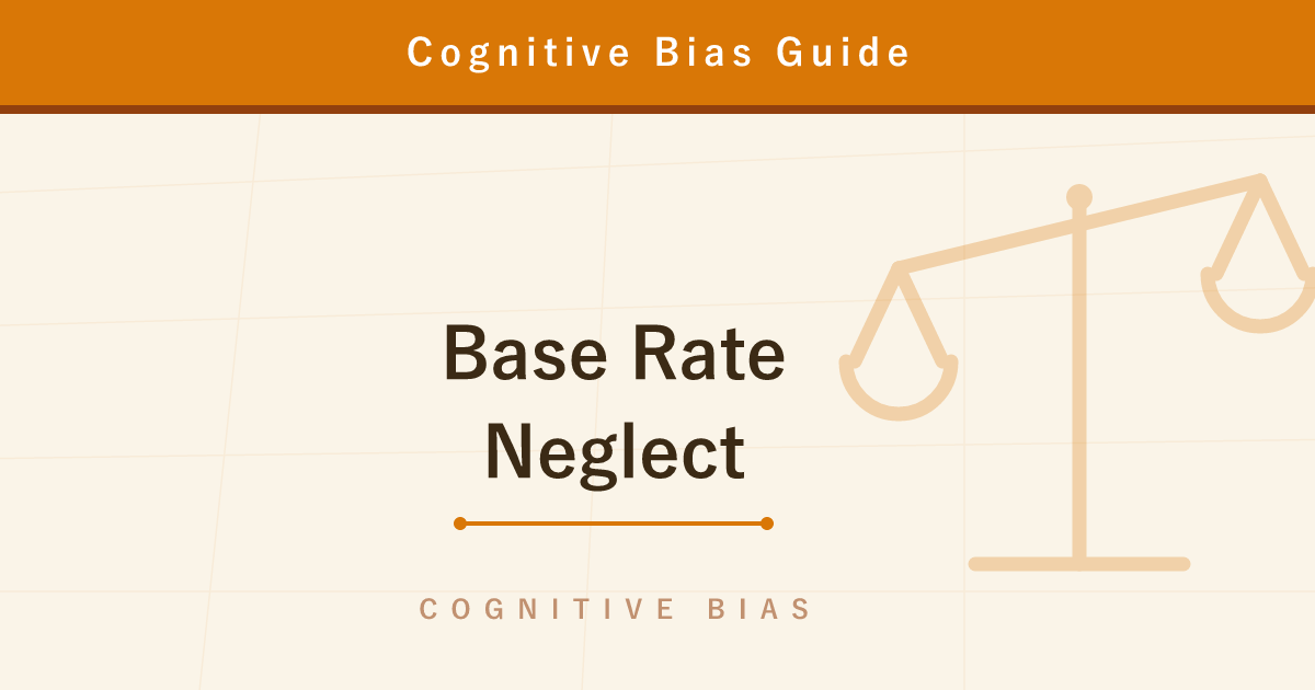 Base Rate Neglect — When 'It Fits the Type' Overwrites the Statistics