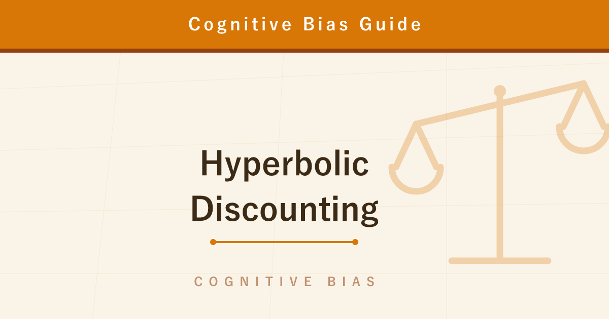 Hyperbolic Discounting — The Science Behind 'I'll Get Serious Tomorrow'
