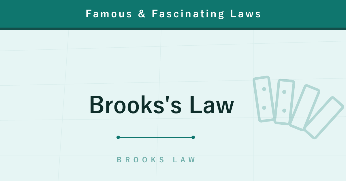 Brooks's Law — Why Adding People to a Late Project Makes It Later