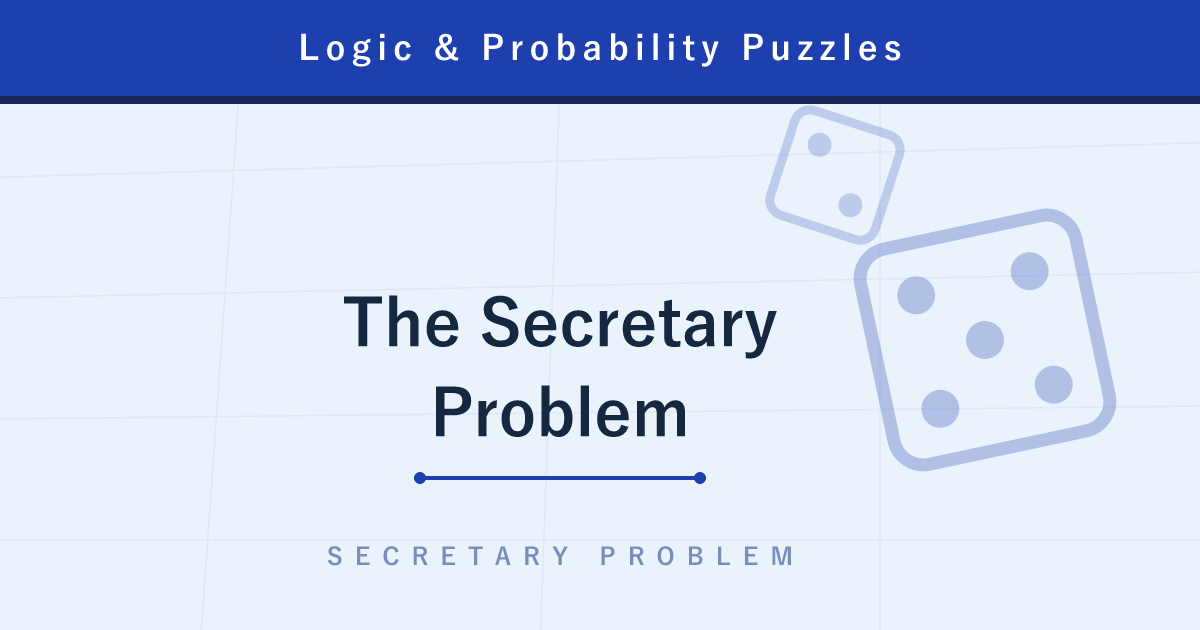 The Secretary Problem — Why Skipping the First 37% Is Mathematically Unbeatable