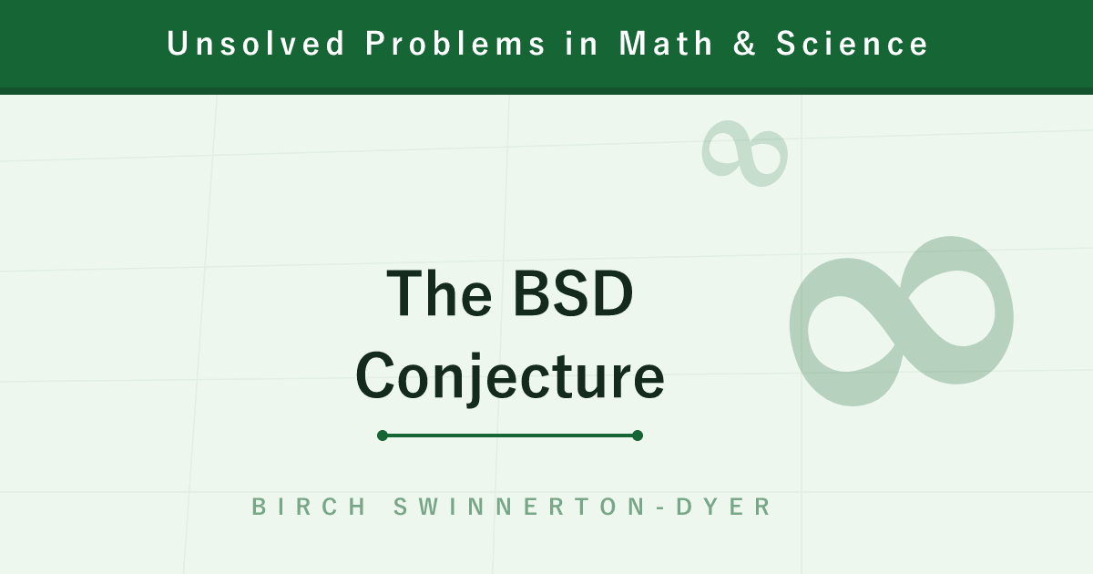 The BSD Conjecture — a Different Formula Secretly Predicts Whether Answers Are Finite