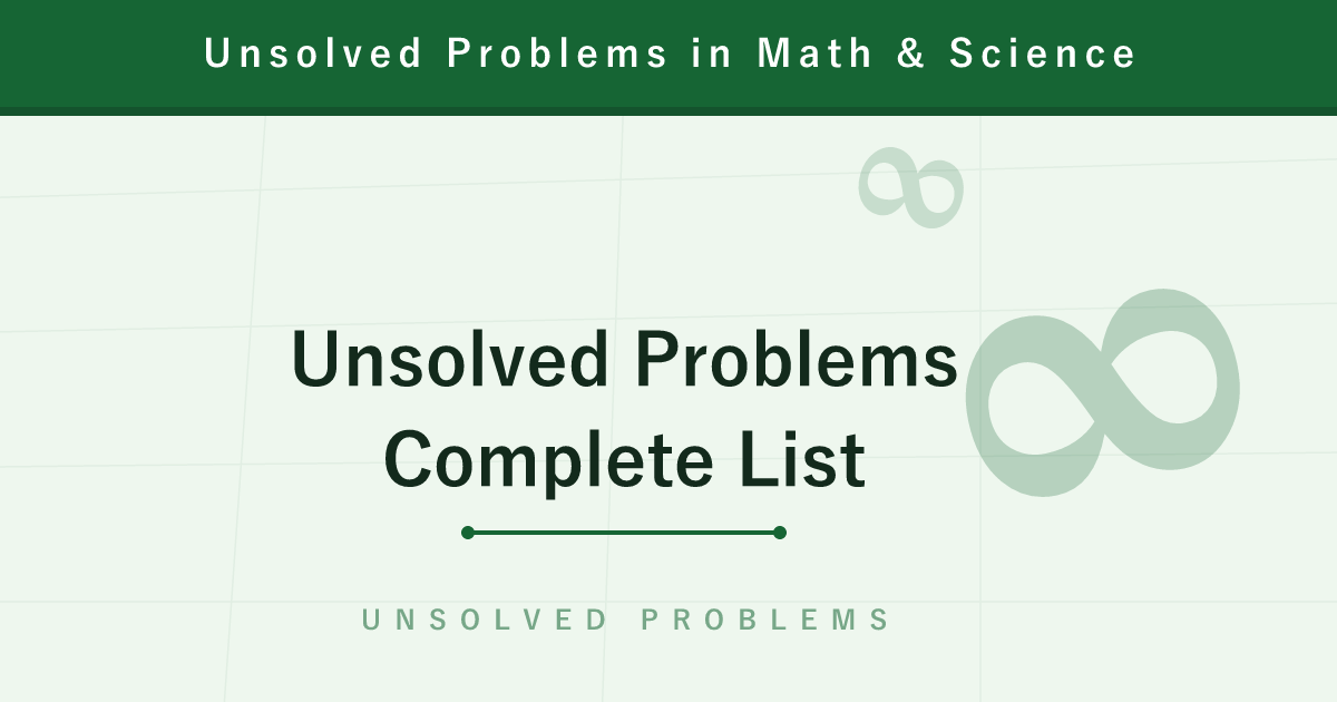 Unsolved Problems in Math & Science: from Riemann and Collatz to P vs NP