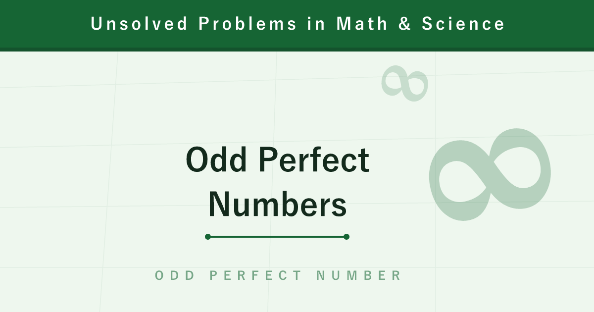Odd Perfect Numbers — 2,000 Years of Searching, Zero Found