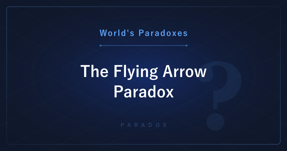 The Flying Arrow Paradox: Motionless at Every Instant