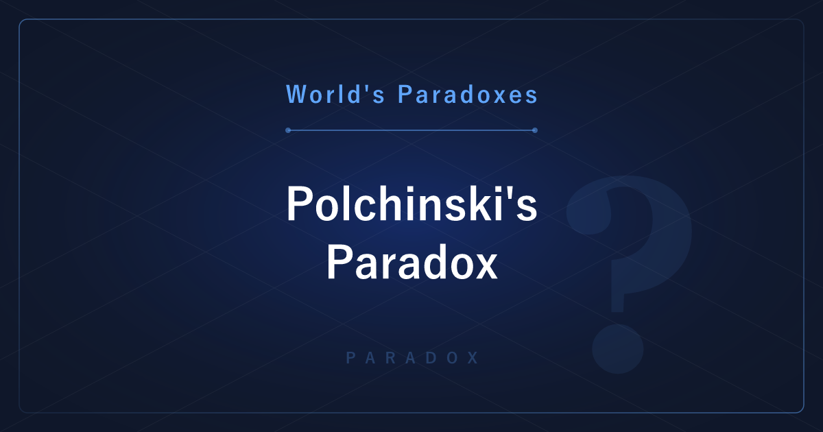 Polchinski's Paradox: The Billiard Ball That Deflects Itself